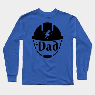 Dad Construction Helmet Long Sleeve T-Shirt